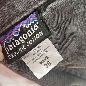 Men's Patagonia Organic Cotton Shorts - Dark Gray 36W